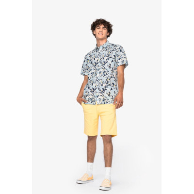 Men’s plant print shirt